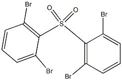 ビス(2,6-ジブロモフェニル)スルホン 化学構造式