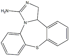 1,13b-Dihydrodibenz[b,f]imidazo[1,5-d][1,4]thiazepin-3-amine,,结构式