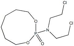 2-[Bis(2-chloroethyl)amino]-1,3-dioxa-2-phosphacyclononane 2-oxide Structure