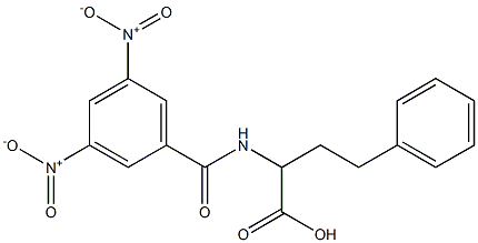 2-[(3,5-Dinitrobenzoyl)amino]-4-phenylbutanoic acid 结构式
