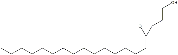 3,4-エポキシノナデカン-1-オール 化学構造式