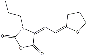 4-[2-(Thiolan-2-ylidene)ethylidene]-3-propyloxazolidine-2,5-dione