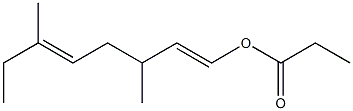 Propionic acid 3,6-dimethyl-1,5-octadienyl ester