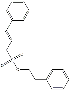 3-Phenyl-2-propene-1-sulfonic acid (2-phenylethyl) ester,,结构式