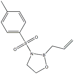 2-アリル-3-(p-トリルスルホニル)-1,3,2-オキサザボロリジン 化学構造式