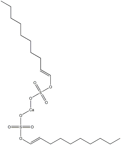 Bis[(1-decenyloxy)sulfonyloxy]calcium,,结构式