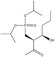 [(2S,3R)-2-Acetyl-3-hydroxyhexyl]phosphonic acid diisopropyl ester Structure