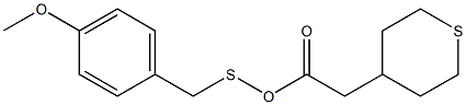 4-[(p-Methoxyphenylmethyl)thio]tetrahydro-2H-thiopyran-4-acetic acid|