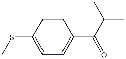 4-(1-Oxo-2-methylpropyl)-1-(methylthio)benzene Struktur