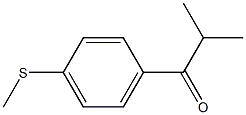 4-(1-オキソ-2-メチルプロピル)-1-(メチルチオ)ベンゼン 化学構造式