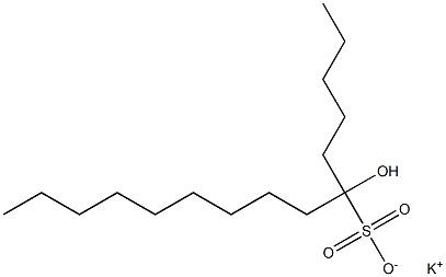 6-Hydroxypentadecane-6-sulfonic acid potassium salt