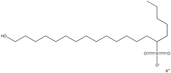 20-Hydroxyicosane-6-sulfonic acid potassium salt