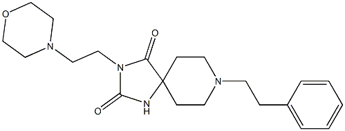  8-Phenethyl-3-[2-morpholinoethyl]-1,3,8-triazaspiro[4.5]decane-2,4-dione