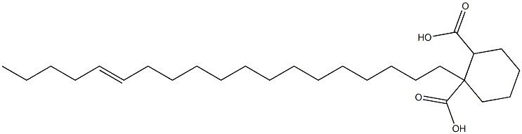 Cyclohexane-1,2-dicarboxylic acid hydrogen 1-(14-nonadecenyl) ester,,结构式