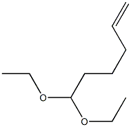 5-Hexenal diethyl acetal Structure