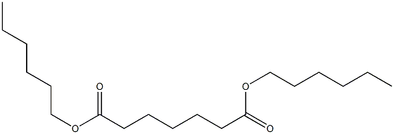 Pimelic acid dihexyl ester Structure