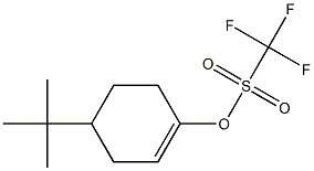 4-tert-Butylcyclohexene-1-ol trifluoromethanesulfonate Struktur