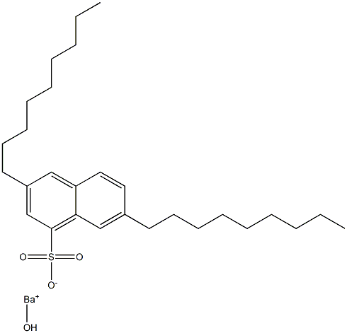 3,7-Dinonyl-1-naphthalenesulfonic acid hydroxybarium salt 结构式