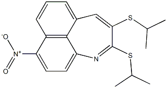 2,3-Bis(isopropylthio)-7-nitronaphth[1,8-bc]azepine