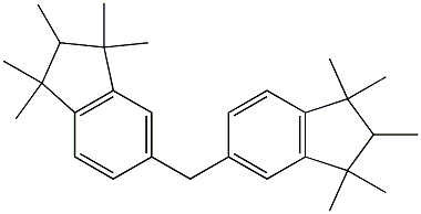 Bis(1,1,2,3,3-pentamethylindan-5-yl)methane 结构式