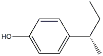 (+)-p-[(S)-sec-Butyl]phenol 结构式