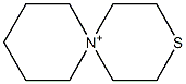 3-チア-6-アゾニアスピロ[5.5]ウンデカン 化学構造式