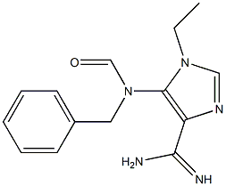  1-Ethyl-5-[formyl(benzyl)amino]-1H-imidazole-4-carboxamidine