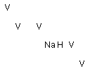 Pentavanadium sodium Structure