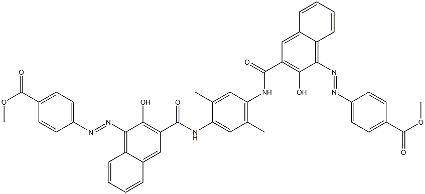 1,4-Bis[1-[[4-(methoxycarbonyl)phenyl]azo]-2-hydroxy-3-naphthoylamino]-2,5-dimethylbenzene