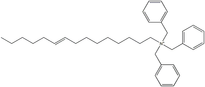 (9-Pentadecenyl)tribenzylaminium 结构式