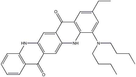4-(Dibutylamino)-2-ethyl-5,12-dihydroquino[2,3-b]acridine-7,14-dione