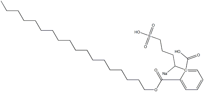 Phthalic acid 1-octadecyl 2-(1-sodiosulfobutyl) ester|