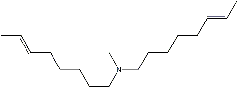 N-Methyl-N,N-di(6-octenyl)amine Structure