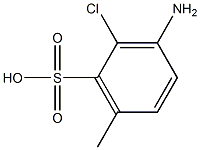 3-Amino-2-chloro-6-methylbenzenesulfonic acid Structure