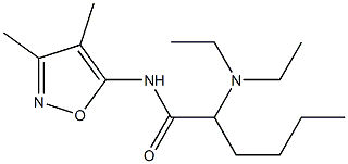 2-(Diethylamino)-N-(3,4-dimethyl-5-isoxazolyl)hexanamide