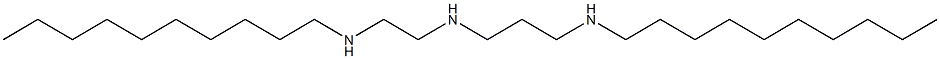 N-[2-(Decylamino)ethyl]-N'-decyl-1,3-propanediamine Structure