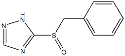 3-Benzylsulfinyl-2H-1,2,4-triazole,,结构式
