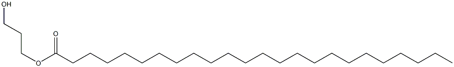Tetracosanoic acid 3-hydroxypropyl ester Struktur