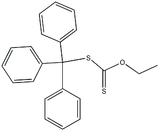 Dithiocarbonic acid O-ethyl S-triphenylmethyl ester 结构式