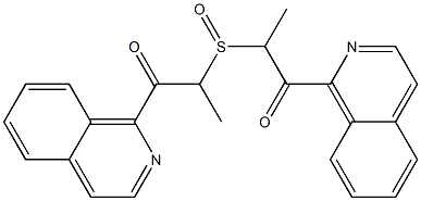 Methyl(2-oxo-2-(isoquinolin-1-yl)ethyl) sulfoxide