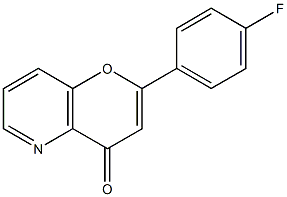 4'-Fluoro-5-azaflavone 结构式