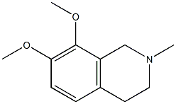  1,2,3,4-Tetrahydro-7,8-dimethoxy-2-methylisoquinoline