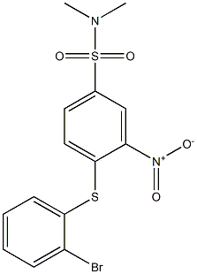 2-(o-Bromophenylthio)-5-dimethylaminosulfonyl-1-nitrobenzene|