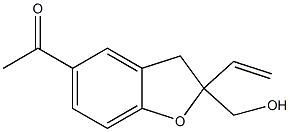 2,3-Dihydro-5-acetyl-2-ethenyl-2-hydroxymethylbenzofuran