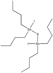 ビス(ジブチルヨードスタンニル)スルフィド 化学構造式