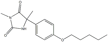  3,5-Dimethyl-5-(4-pentyloxyphenyl)hydantoin