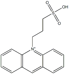 10-(3-Sulfopropyl)acridine-10-ium,,结构式