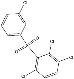 2,3,6-Trichlorophenyl 3-chlorophenyl sulfone Structure