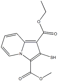 1-Ethoxycarbonyl-3-methoxycarbonylindolizine-2-thiol|