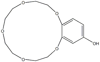 2,3,5,6,8,9,11,12-Octahydro-1,4,7,10,13-benzopentaoxacyclopentadecin-15-ol,,结构式